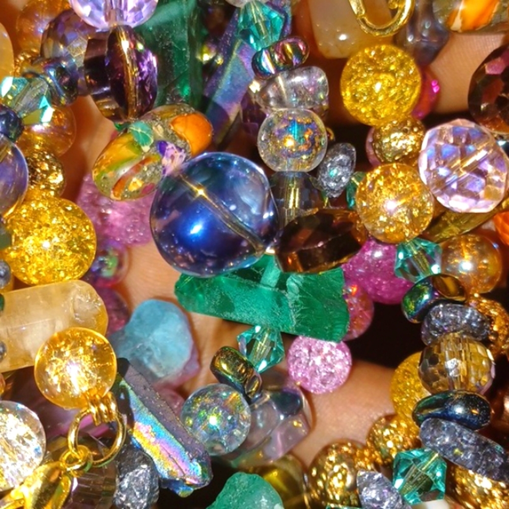 📍🎉Pretty Jewelry Treasures - ARM, NECK, & LEG CANDY- Nebula Galaxy JEWELS